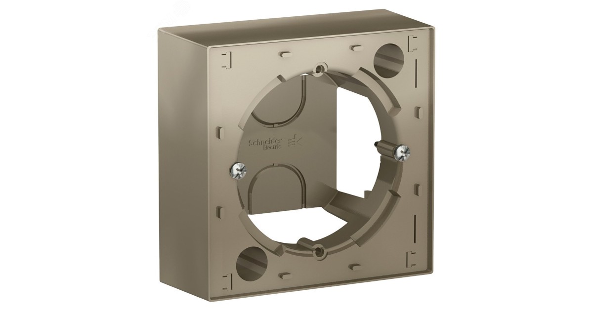 Купить Коробка ОП AtlasDesign шампань SE ATN000500 Systeme Electric оптом в Москве