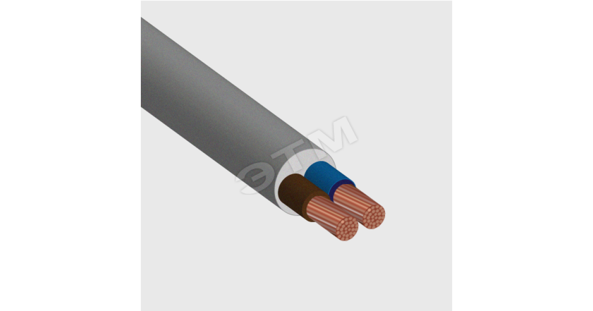 Купить Провод ПВС 2х0.75 ТРТС 77055000677 Элпрокабель оптом в Москве