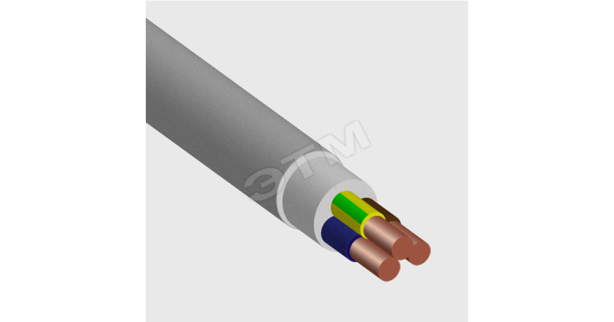 Купить Кабель силовой NYM-J 3х2.5 ТРТС 77055000742 Элпрокабель оптом в Москве
