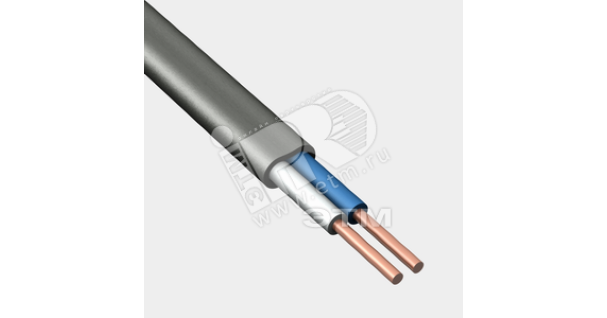 Купить Кабель силовой ВВГнг (А)-LS 2х2.5 плоский ТРТС 77055000660 Элпрокабель оптом в Москве