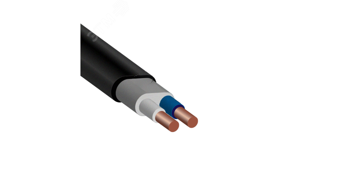 Купить Кабель ВВГ-Пнг(А)-LS 2х4 ОК (N) 0.66кВ (уп.100м) TR5003 Радиус оптом в Москве