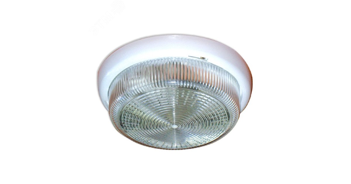 Купить Светильник НБО 23-60-001 "Раунд" d220 1х60Вт E27 IP44 корпус бел. 1005500564 Элетех оптом в Москве