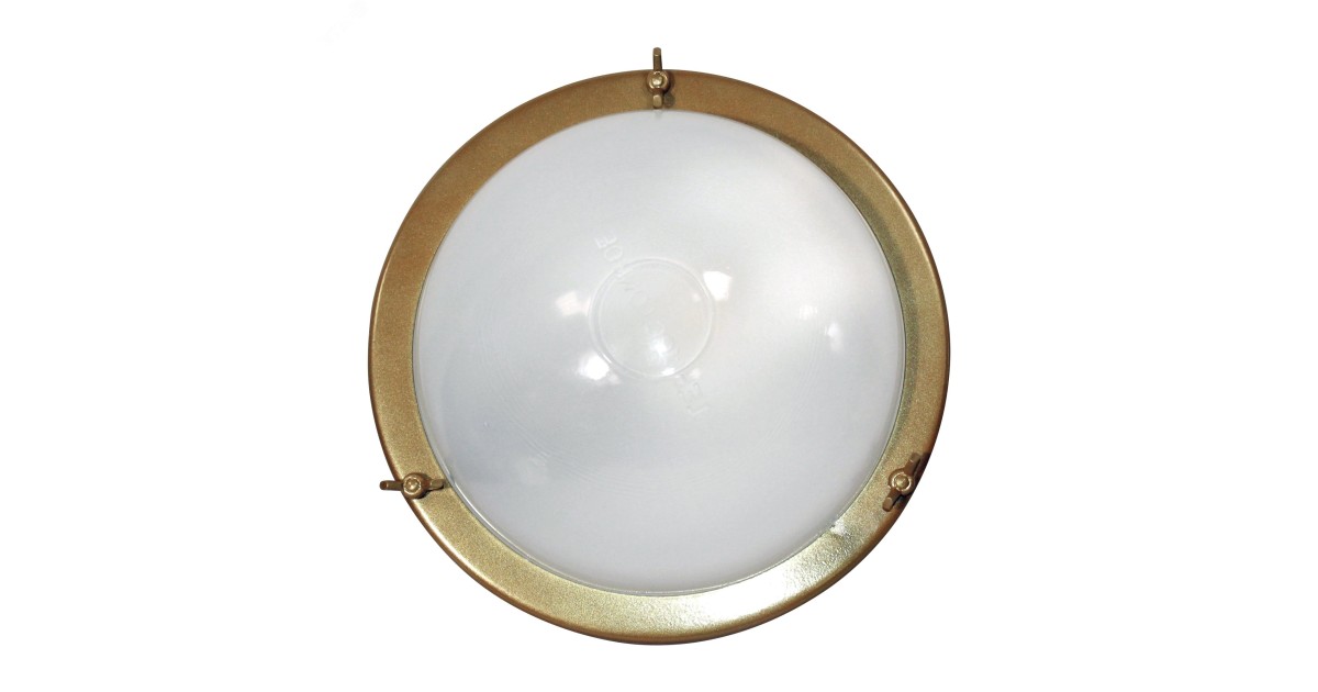 Купить Светильник НББ 03-60-003 "Терма 3" 1х60Вт E27 IP65 корпус золото (инд. упак.) 1005500585 Элетех оптом в Москве