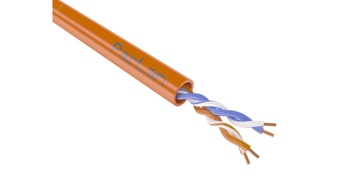 Купить Витая пара ParLan U/UTP Cat 5e ZH нг(А)-HF 2х2х0.52 111006 Паритет оптом в Москве