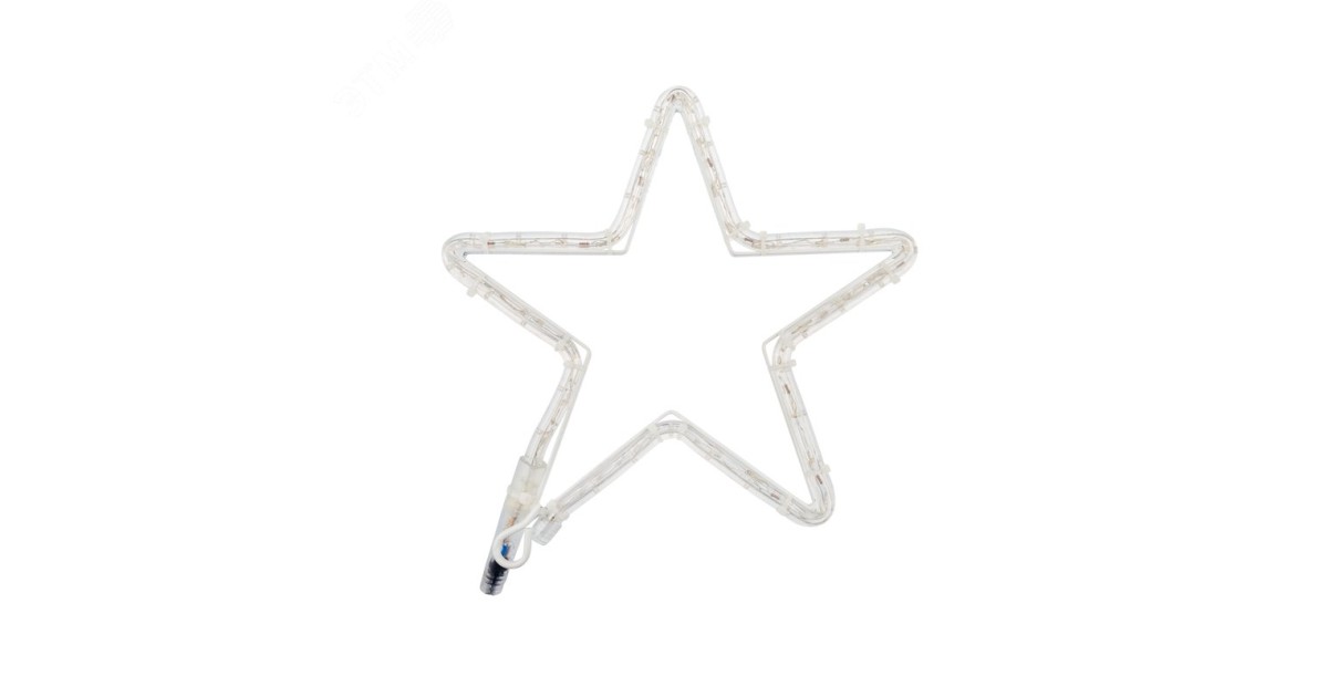 Купить Фигура световая Звездочка LED цвет белый, размер 30x28 см 501-211-1 NEON-NIGHT оптом в Москве