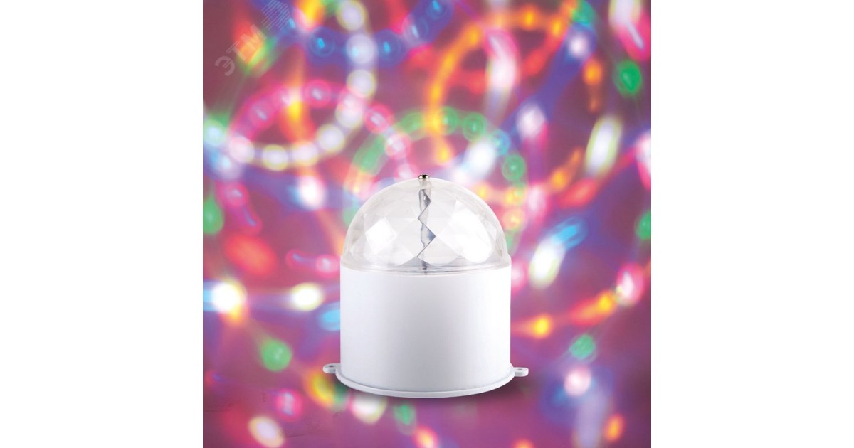 Купить Диско-лампа светодиодная в компактном корпусе, 230 В 601-252 NEON-NIGHT оптом в Москве