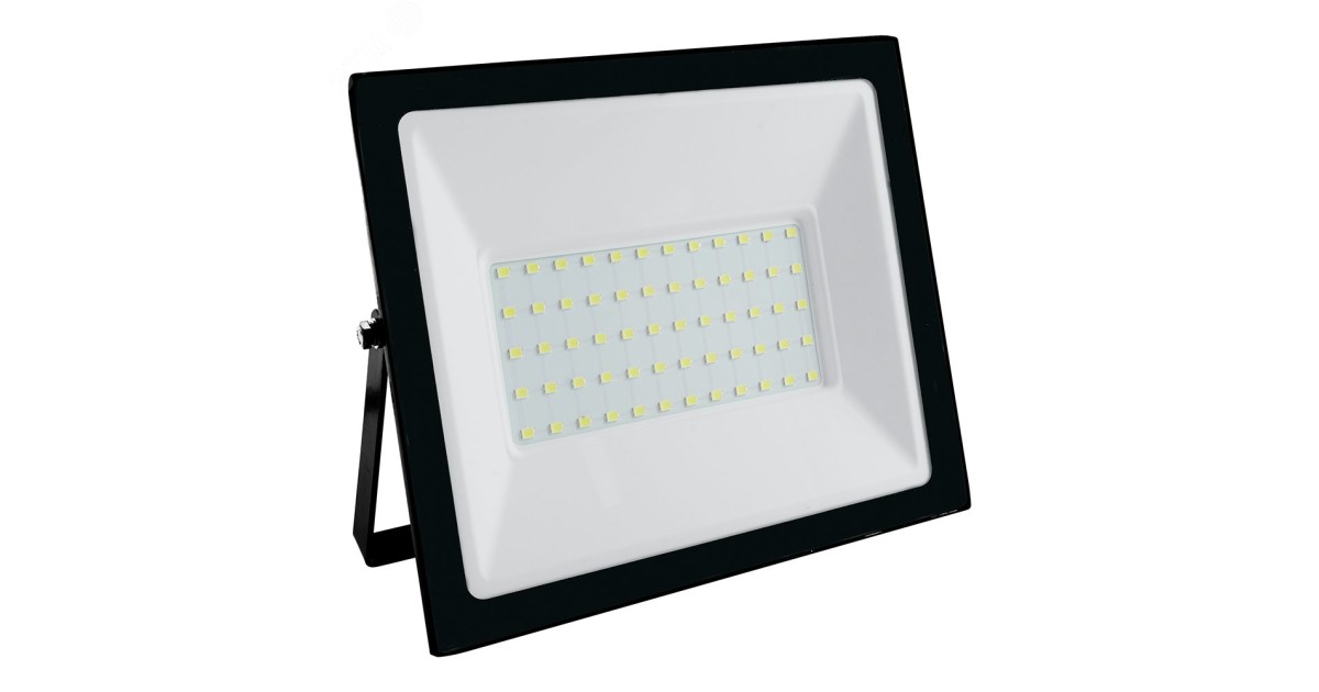 Купить Прожектор светодиодный ДО-70w 6400К 6300Лм IP65 черный 55176 Feron оптом в Москве