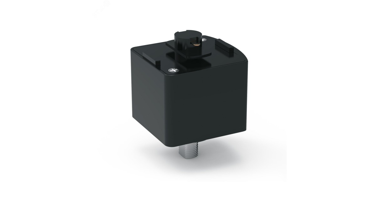 Купить Адаптер Track однофазный для подключения светильника к трековой системе черн. TR124 Gauss оптом в Москве