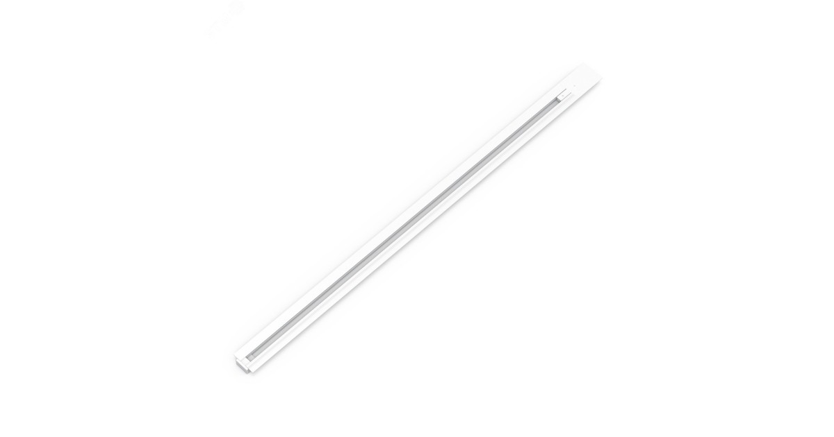 Купить Шинопровод встраиваемый 1м белый (с адаптером питания и заглушкой) 1/20 TR127 Gauss оптом в Москве