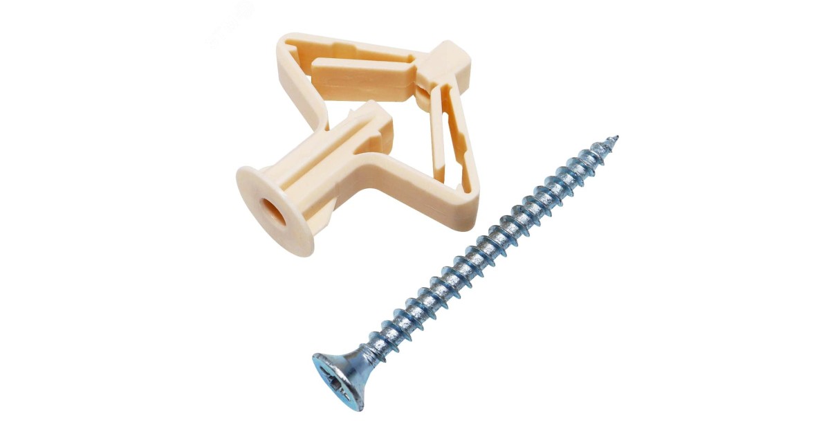 Купить Дюбель с шурупом POLA (25шт) 44744 ПАРТНЕР оптом в Москве