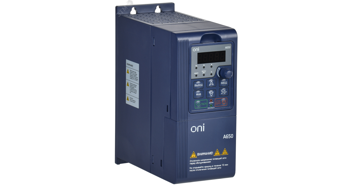 Купить Преобразователь частоты A650 380В 3Ф 2,2кВт 5,5А M A650-33E022TM IEK оптом в Москве