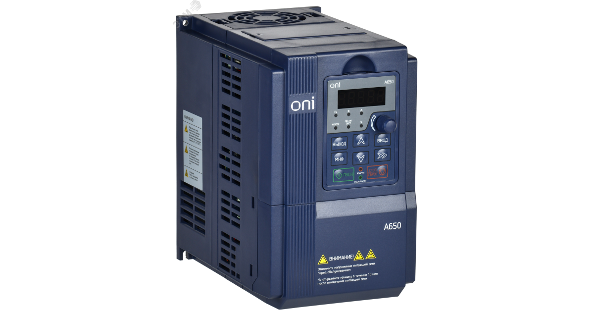 Купить Преобразователь частоты A650 380В 3Ф 7,5кВт 17А M A650-33E075TM IEK оптом в Москве