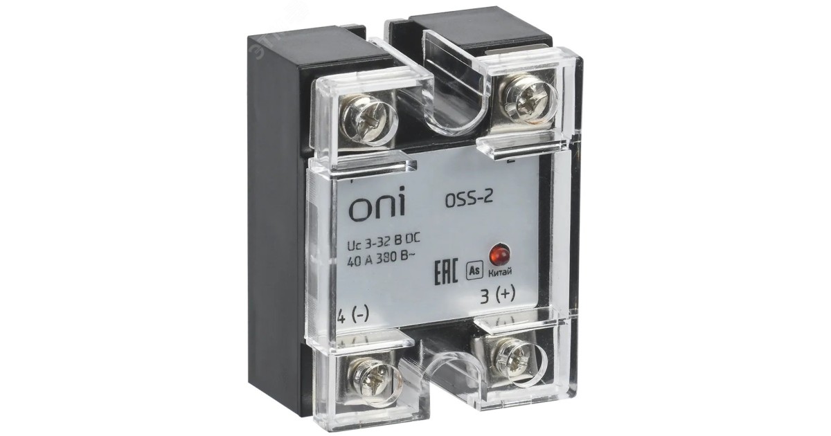 Купить Реле твердотельное OSS-2 25А 380В AC 3-32В DC OSS-2-3-25-B IEK оптом в Москве