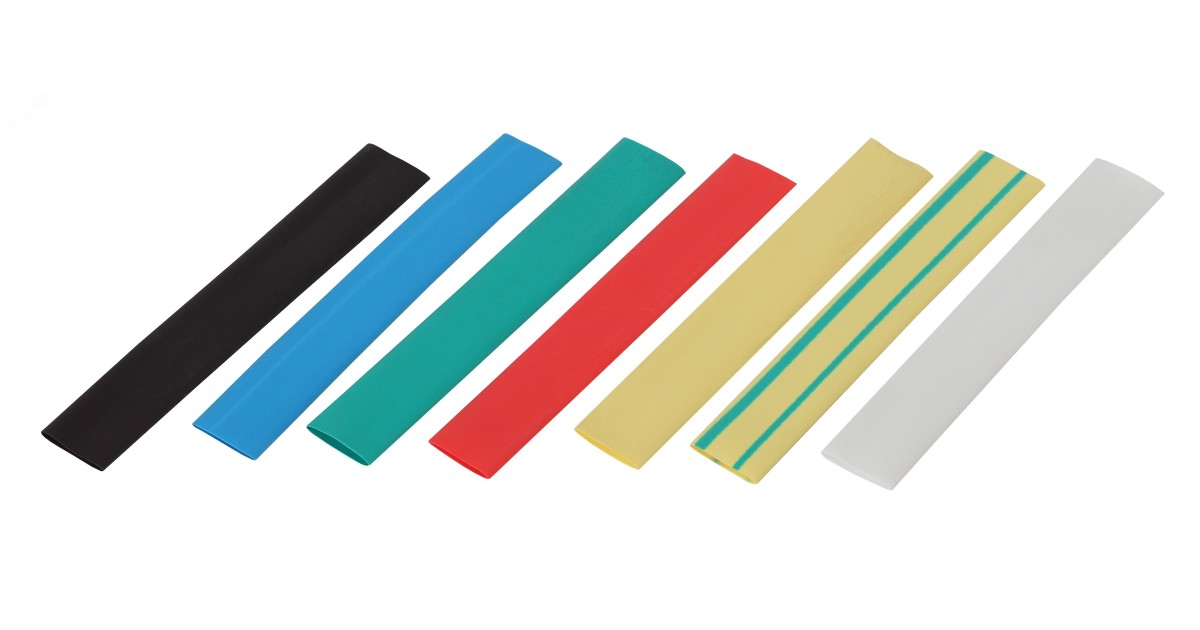 Купить Термоусаживаемая трубка ТУТнг 6/3 набор (7 цветов по 3 шт. 100мм) (500/6000) Б0038930 Эра оптом в Москве