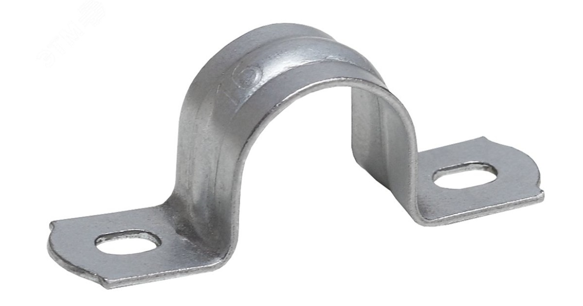 Купить Скоба металлическая двухлапковая d 25-26мм (уп.100шт) Б0036429 Эра оптом в Москве