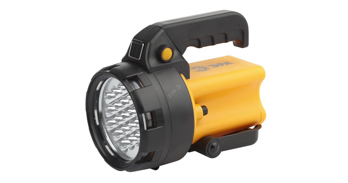 Купить Фонарь-прожектор аккумуляторный Альфа PA-602 19LED литиевый аккум. 3А.ч ЗУ 220В + 12В (инд. упак.) Б0031033 Эра оптом в Москве