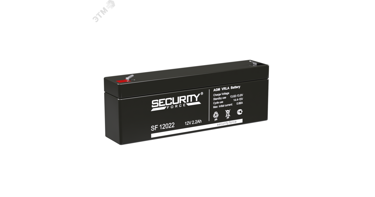 Купить Аккумулятор SF 12В 2.2Ач 4614030010002 Security Force оптом в Москве