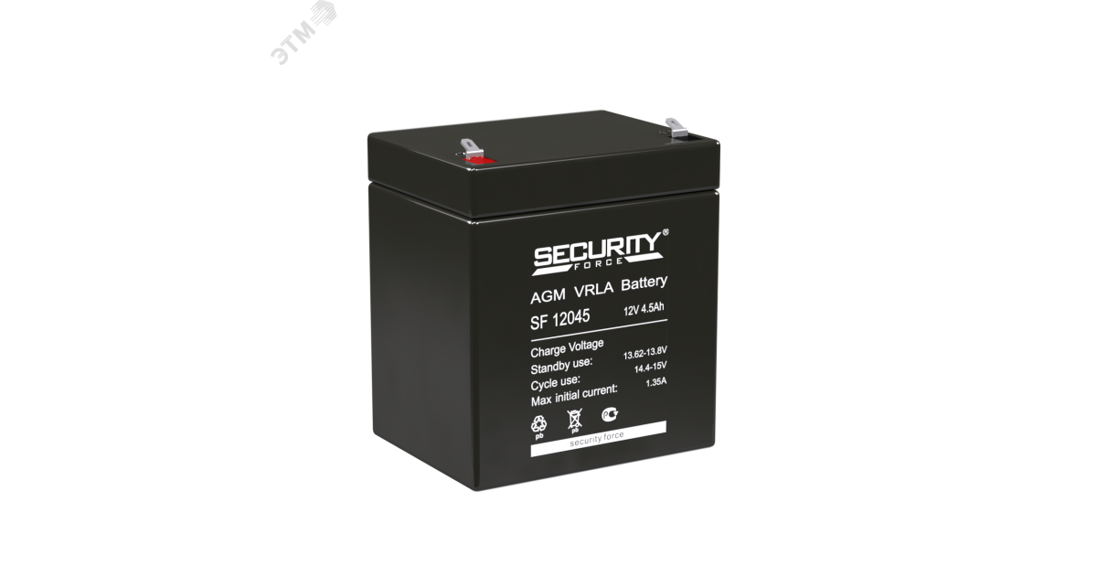 Купить Аккумулятор SF 12В 4.5Ач 4614030010004 Security Force оптом в Москве