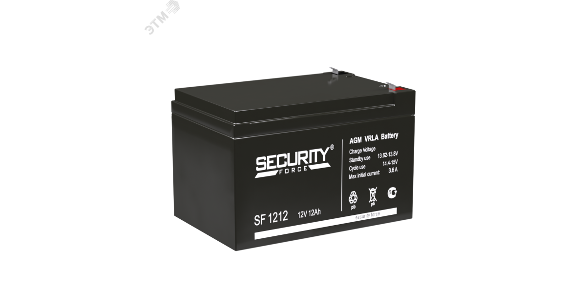 Купить Аккумулятор SF 12В 12Ач 4614030010001 Security Force оптом в Москве