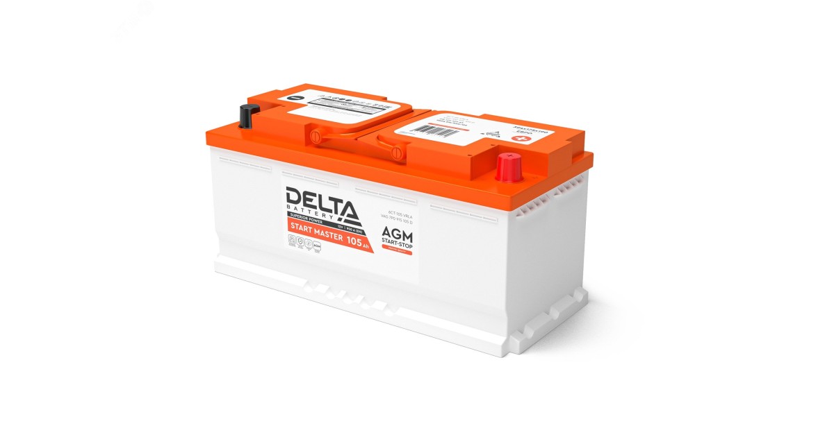 Купить Аккумулятор автомобильный 12В 105Ач 3401010420001 DELTA оптом в Москве