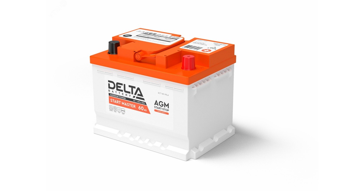 Купить Аккумулятор автомобильный 12В 60Ач 3401010420004 DELTA оптом в Москве
