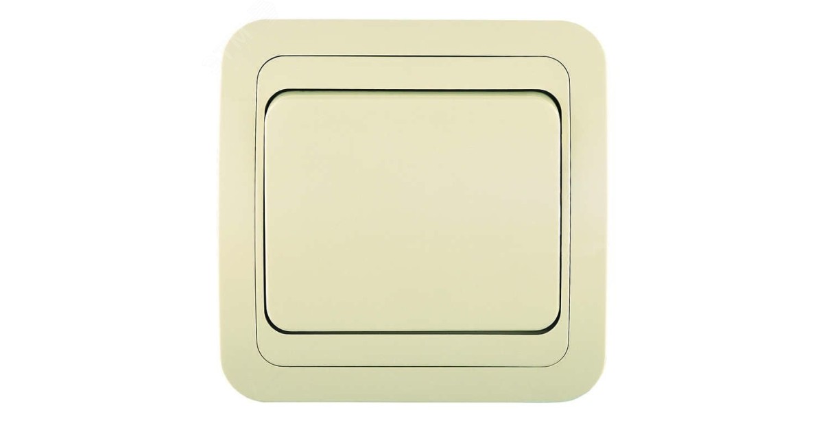 Купить Выключатель 1-кл. СП Mimoza 10А IP20 крем./крем. 25001 Makel оптом в Москве