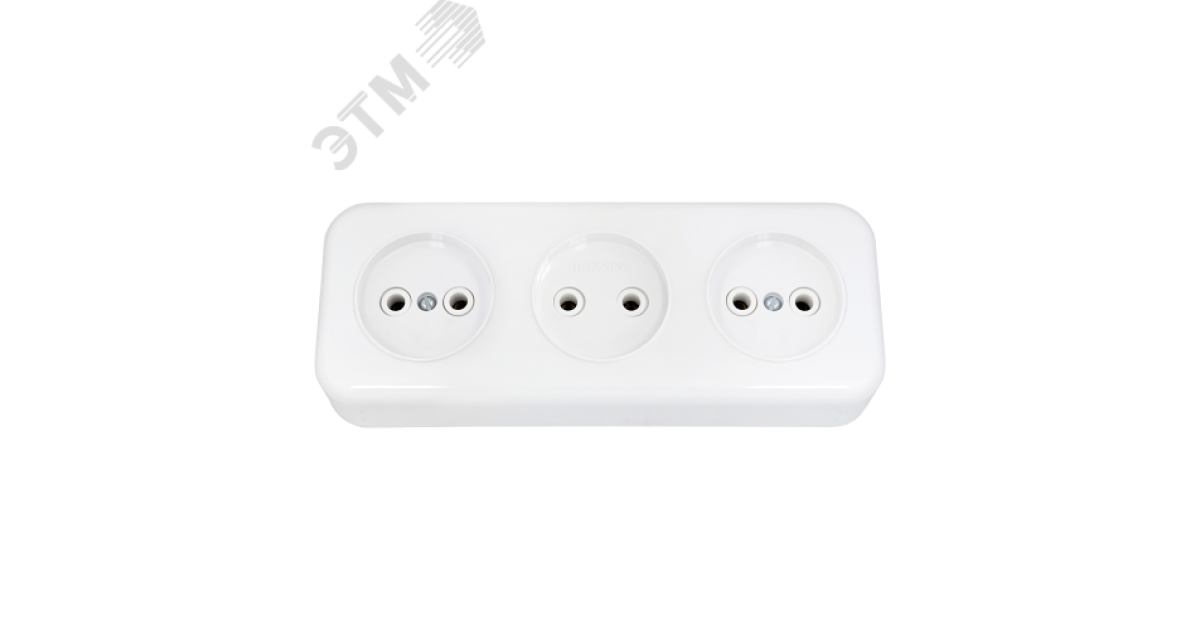 Купить Беларусь Розетка тройная наружная Розетка РА16-244 Белтиз оптом в Москве