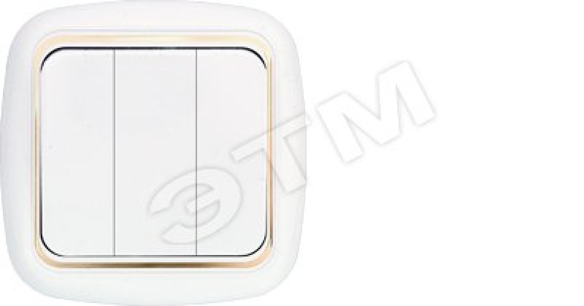 Купить Беларусь Выключатель трехклавишный скрытый Выключатель С05 6-170 Белтиз оптом в Москве