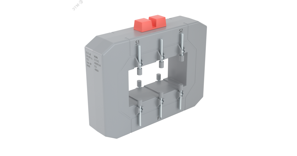 Купить Трансформатор тока CT125 2500/5А, класс точности-0.5S, мощность -30ВА CT125-2500-0.5S-30 DKC оптом в Москве