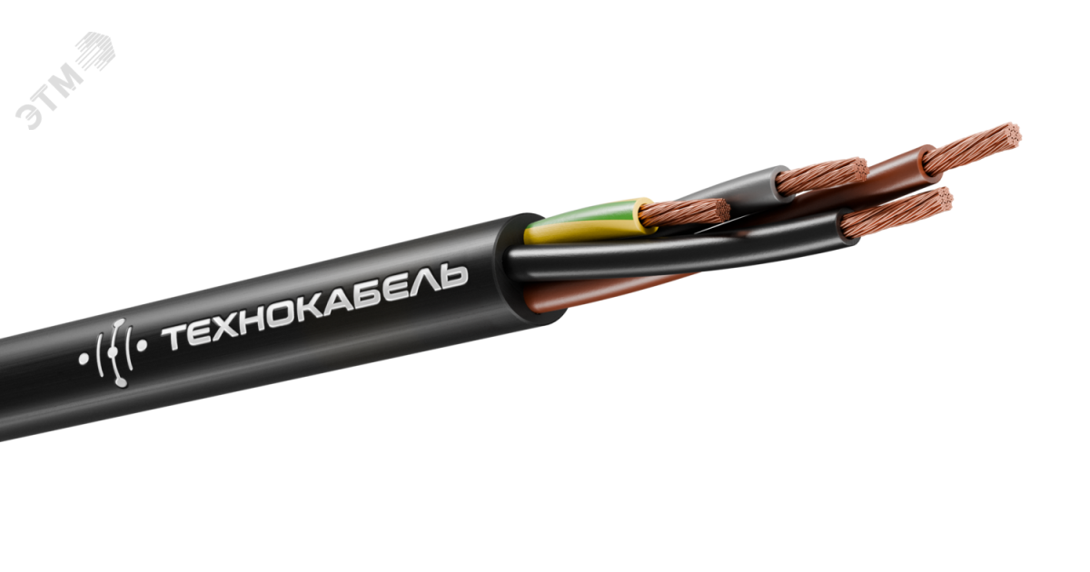 Купить Кабель силовой КГТП-ХЛ 4х2,5(PE) 380/660-3 ТРТС 00-00151697 Технокабель оптом в Москве