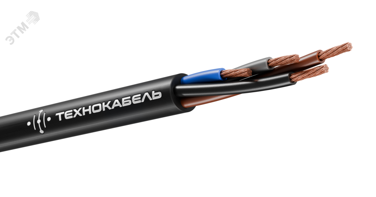Купить Кабель силовой КГТП-ХЛ 4х6(N) 220/380-3 ТРТС 00-00151446 Технокабель оптом в Москве