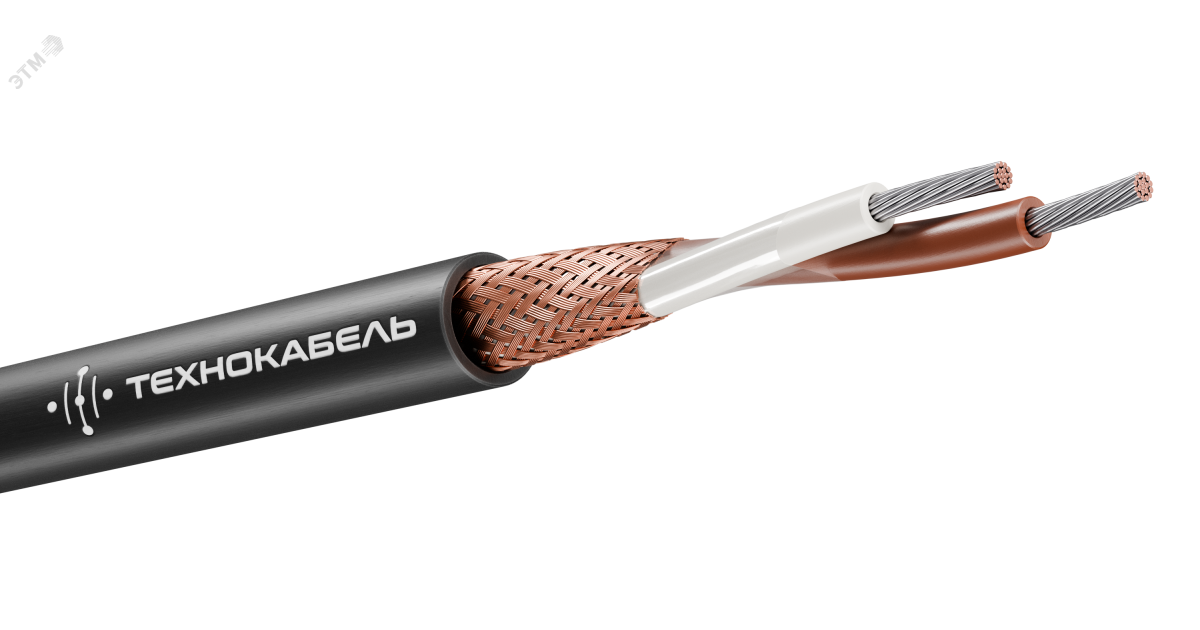 Купить Кабель монтажный МКЭШ 2х0,5  (100 м) ТРТС 00-00156109 Технокабель оптом в Москве