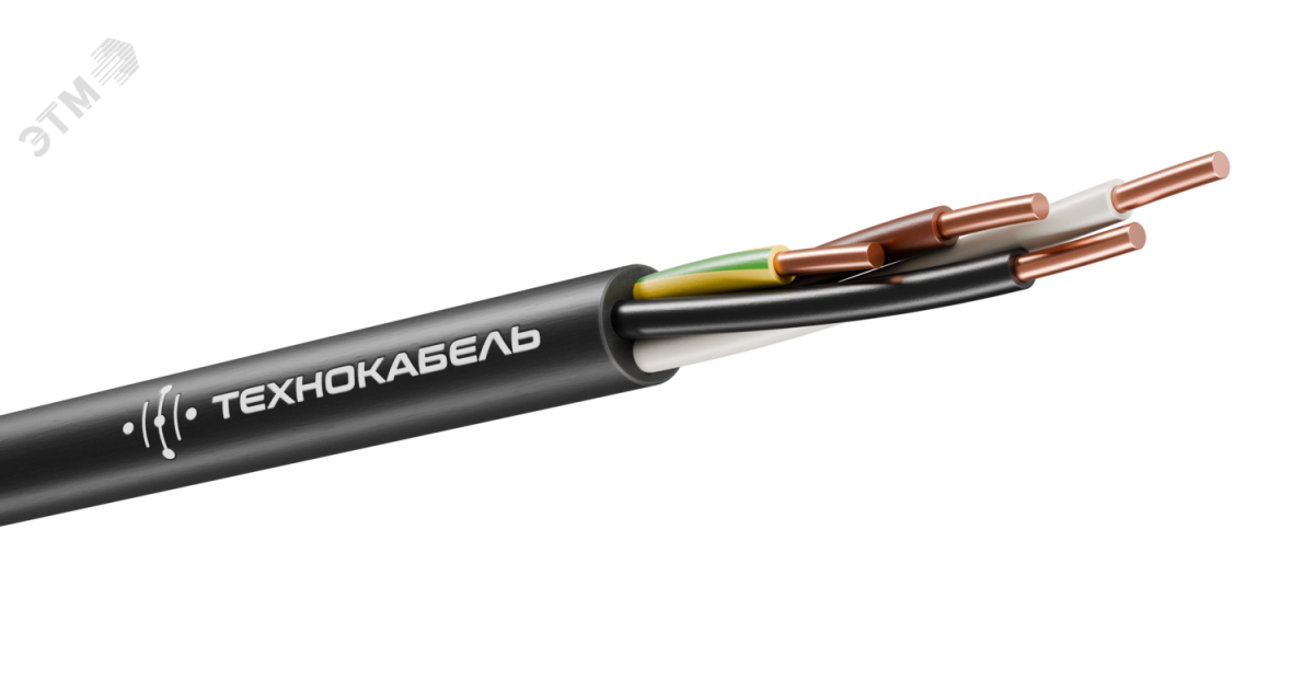 Купить Кабель силовой ВВГнг(А)-LS 4Х4 ок(PE)-0.660 ТРТС 00-00148326 Технокабель оптом в Москве