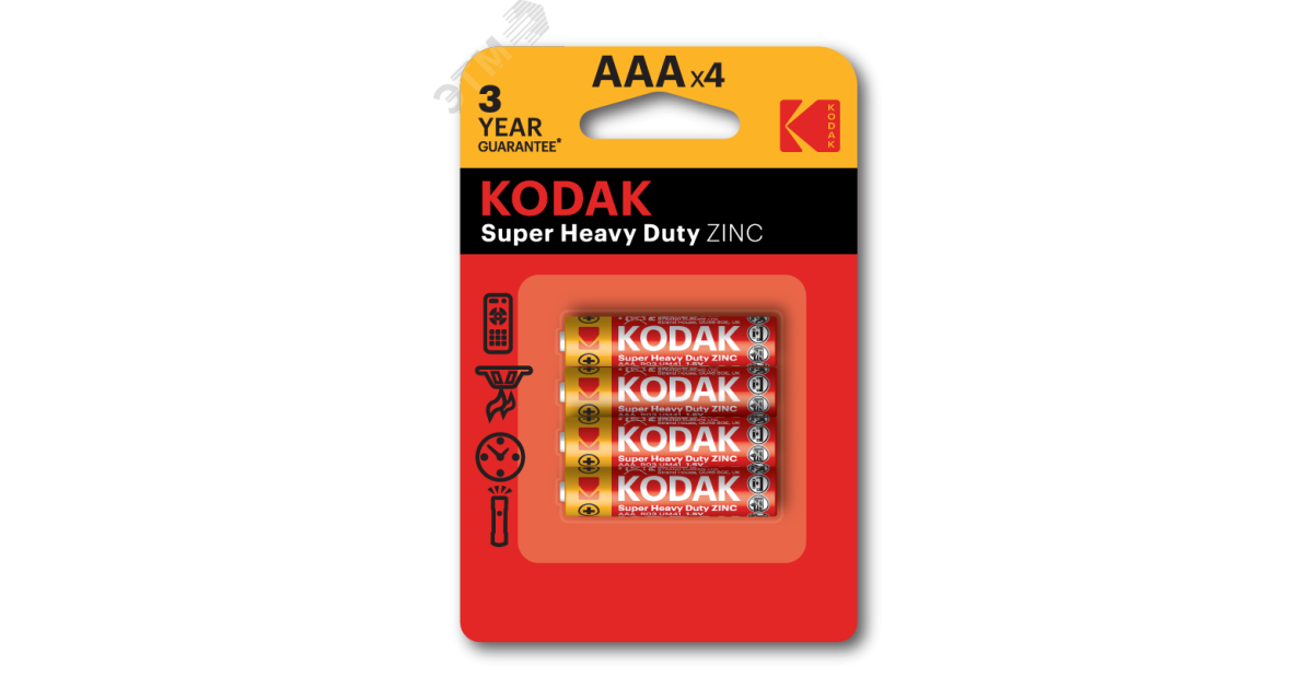 Купить Батарейка R03-4BL EXTRA Б0005118 Kodak оптом в Москве