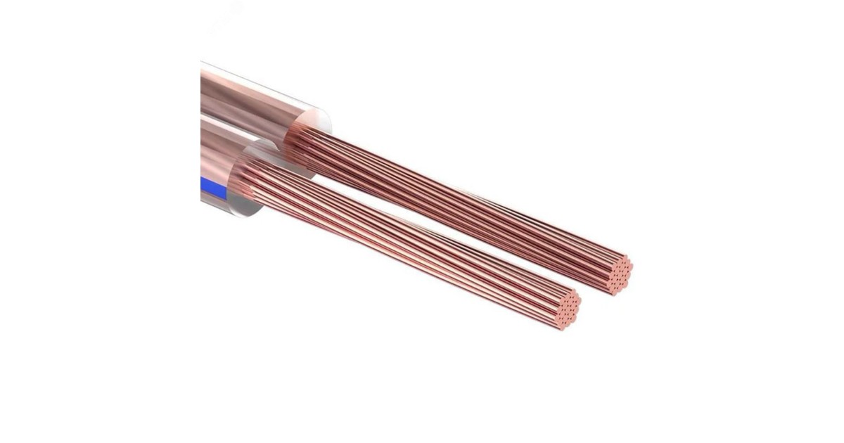 Купить Кабель акустический 2х0,35 мм2, прозрачный BLUELINE, 100 м 01-6202-6 Rexant оптом в Москве