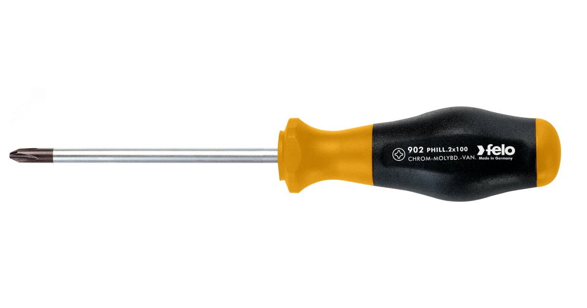 Купить Отвертка крестовая PH2х100 Felo 90120310 FELO оптом в Москве