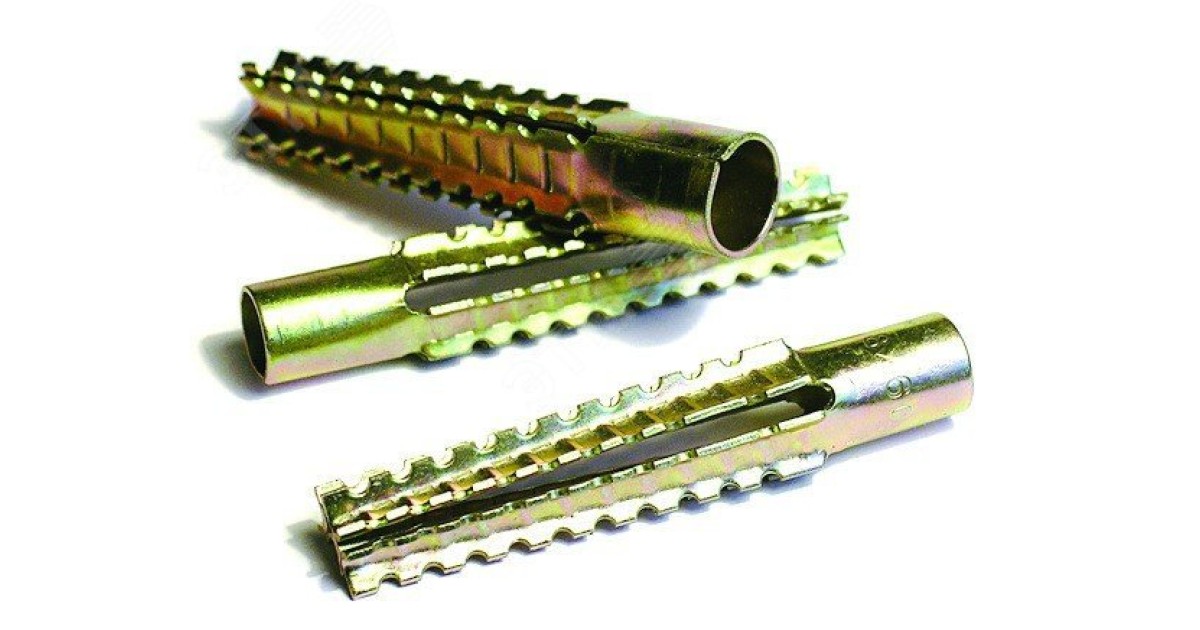 Купить Дюбель для газобетона 6х32 металлический DG6x32 Крепдил оптом в Москве