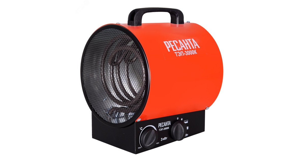 Купить Пушка тепловая электрическая ТЭП-3000К кругл. 67/1/8 Ресанта оптом в Москве