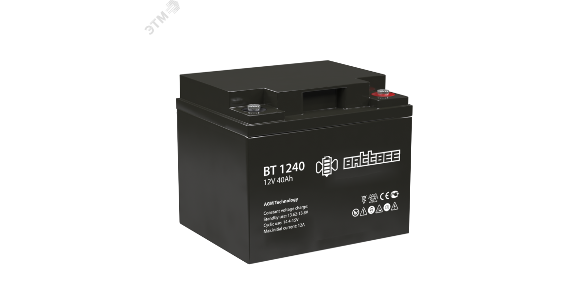 Купить Аккумулятор BT 12-40 BattBee 4614060010007 Battbee оптом в Москве