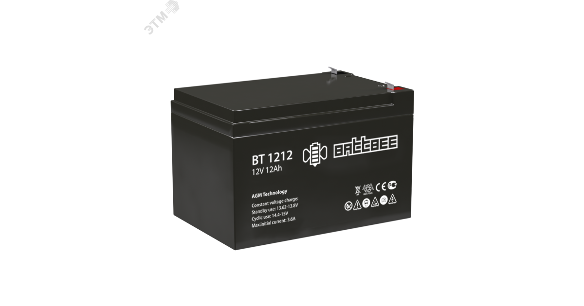 Купить Аккумулятор BT 12-12 BattBee 4614060010006 Battbee оптом в Москве
