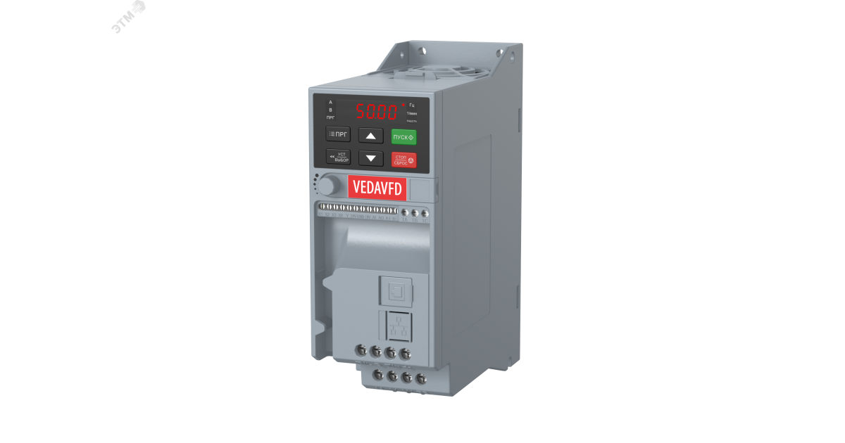 Купить Преобразователь частоты VF-51-P15K-0032-T4-E20-B-H вход. 380В выход. 15кВт выход. 32А ABA00012 VEDA оптом в Москве