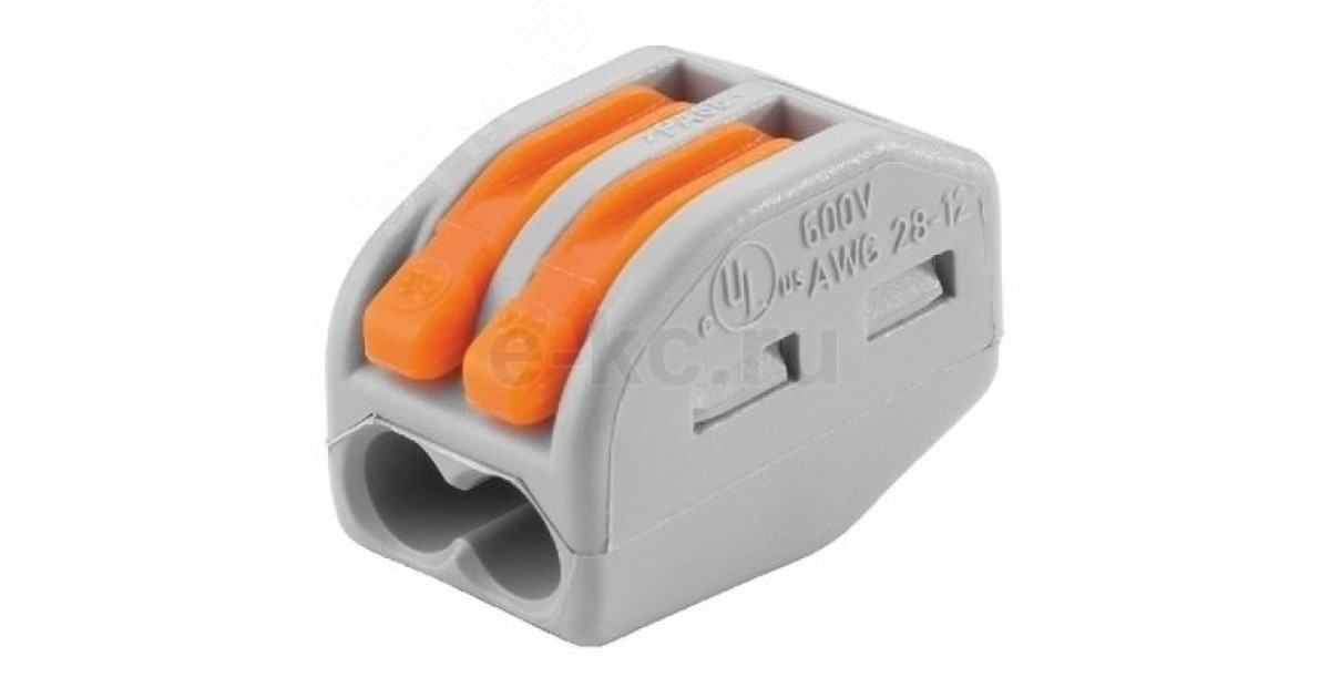 Купить Клемма 2x0.08-2.5мм 222-412 WAGO оптом в Москве