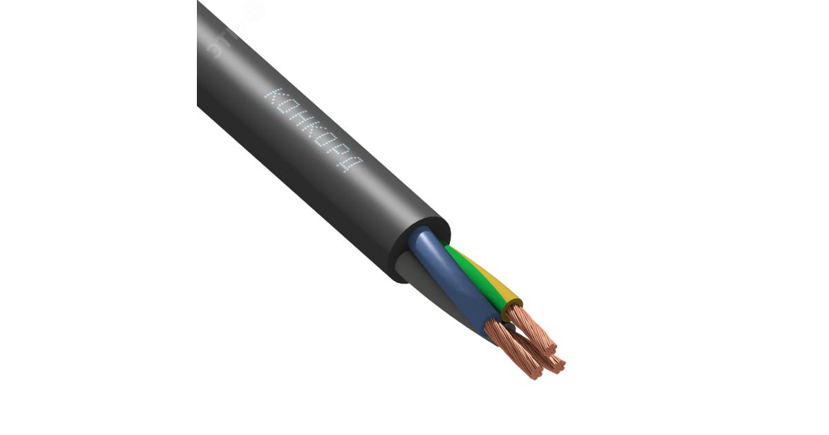 Купить Кабель КГВВнг(А)-LS 3х1 (N PE) 380/660-2 (м) 460 Конкорд оптом в Москве