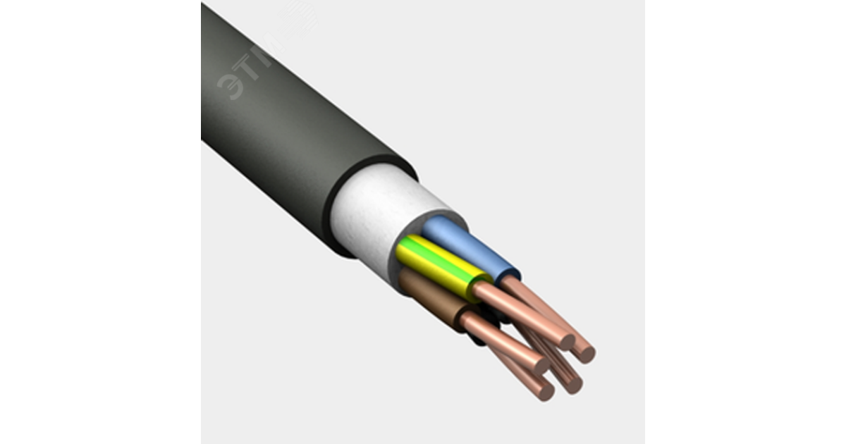 Купить Кабель силовой ВВГнг(А)-LS 5х16 (N. PE) -0.660 однопроволочный 212 Конкорд оптом в Москве