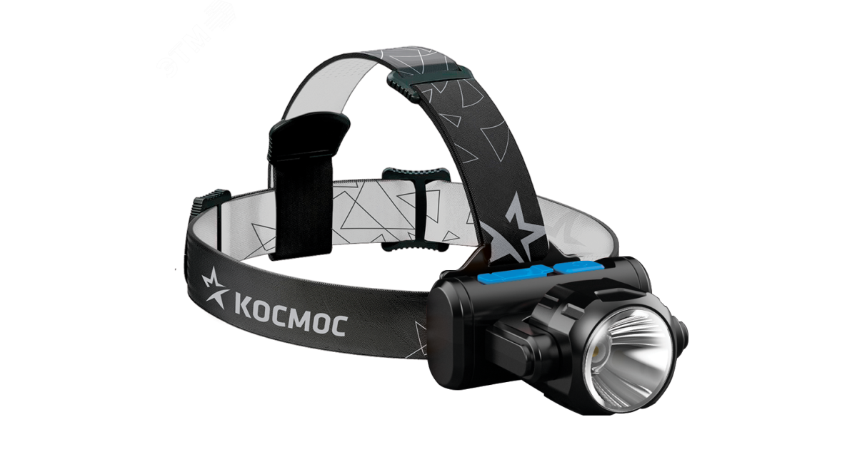 Купить Фонарь аккумуляторный налобный XPE 3Вт COB 5Вт аккум. LI-on 1.2А.ч ЗУ Micro USB KOCH5WLi-On Космос оптом в Москве