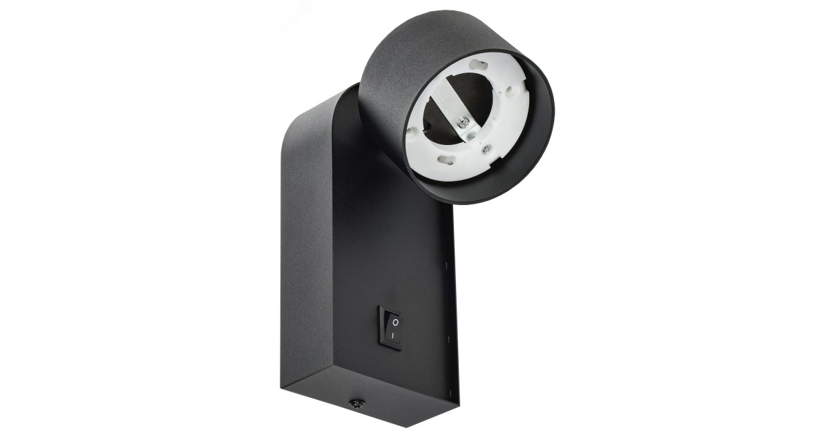 Купить Светильник 4041 накладной настенный под лампу GX53 черный IEK LT-UBB0-4041-GX53-1-K02 IEK оптом в Москве