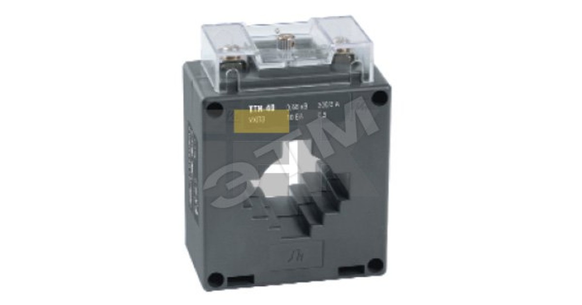 Купить Трансформатор тока ТТИ-40 500/5А 5ВА 0,5S ITT30-3-05-0500 IEK оптом в Москве