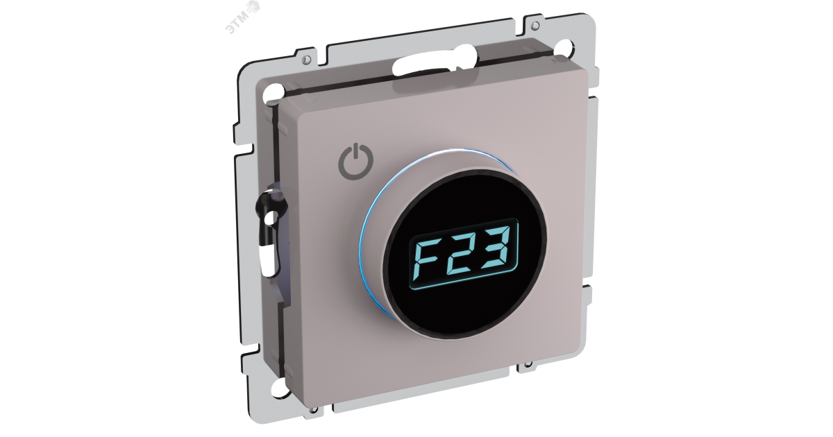 Купить Термостат электронный с индикацией BRITE СП IP20 ТС10-1-БрЖ жемчуг BR-RT11-K36 IEK оптом в Москве