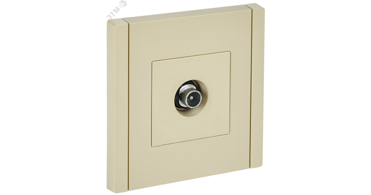 Купить FORTE&PIANO Розетка TV проходная FP429 ваниль IEK FP-A10-P-K10 IEK оптом в Москве