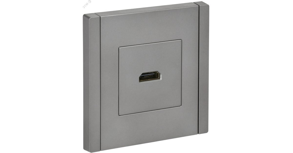 Купить FORTE&PIANO Розетка HDMI FP540 сталь IEK FP-H10-K46 IEK оптом в Москве